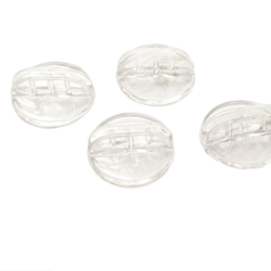 투명 미니 거치대 일자 고급형 - 4개 / 2.5cm 