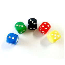 18mm 5색 주사위 (1개)