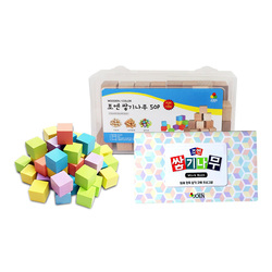칼라 쌓기나무50P<br><플라스틱케이스+미니북포함><br><font color=blue>1인교구_방과후_돌봄교실</font>