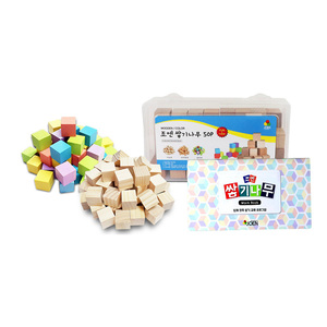 미송+칼라 쌓기나무50P<br><플라스틱케이스+미니북포함><br><font color=blue>1인교구_방과후_돌봄교실</font>